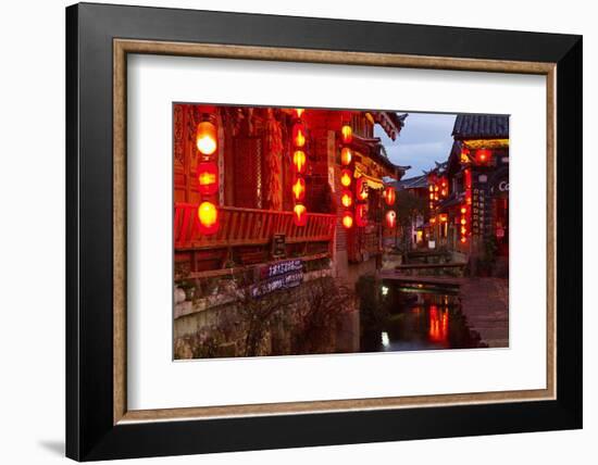 City of Lijiang, UNESCO World Heritage Site, Yunnan, China, Asia-Bruno Morandi-Framed Photographic Print