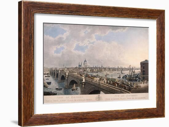 City of London from the South, 1802-Joseph Constantine Stadler-Framed Giclee Print