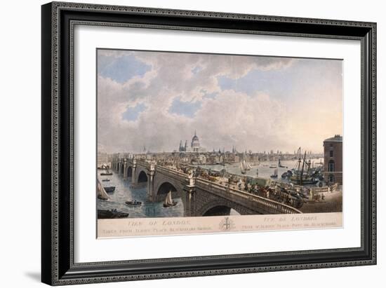 City of London from the South, 1802-Joseph Constantine Stadler-Framed Giclee Print