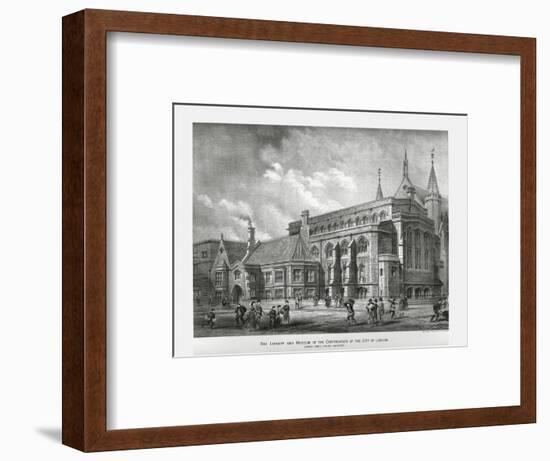 City of London Library and Museum, 1886-Unknown-Framed Giclee Print