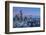 City of London skyline from St. Pauls at dusk, London-Charles Bowman-Framed Photographic Print