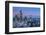 City of London skyline from St. Pauls at dusk, London-Charles Bowman-Framed Photographic Print