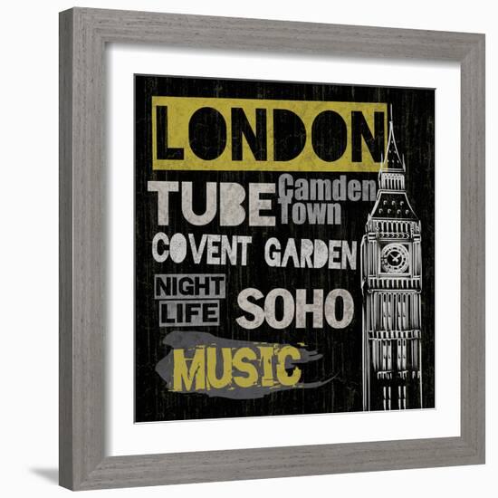 City of London-Tom Frazier-Framed Giclee Print