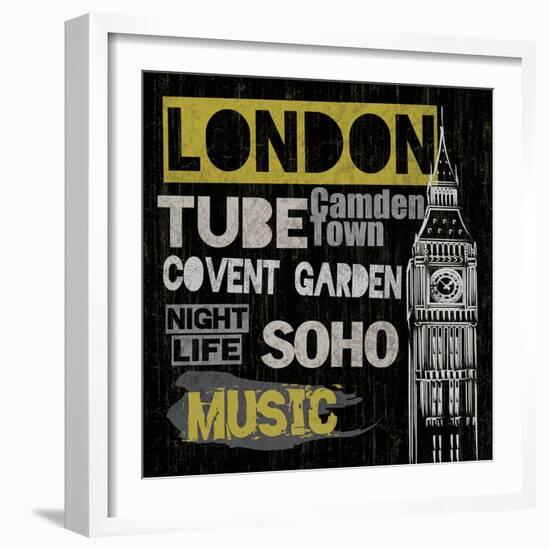 City of London-Tom Frazier-Framed Giclee Print