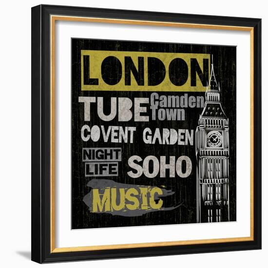 City of London-Tom Frazier-Framed Giclee Print