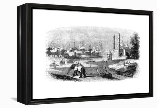 City of Lucknow, India, 1847-Robinson-Framed Premier Image Canvas