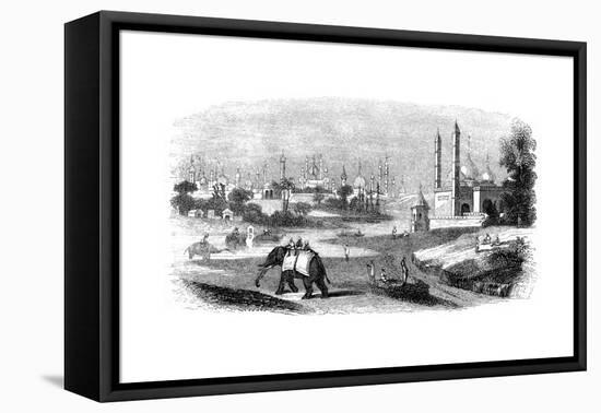 City of Lucknow, India, 1847-Robinson-Framed Premier Image Canvas