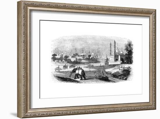 City of Lucknow, India, 1847-Robinson-Framed Giclee Print