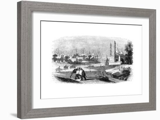 City of Lucknow, India, 1847-Robinson-Framed Giclee Print