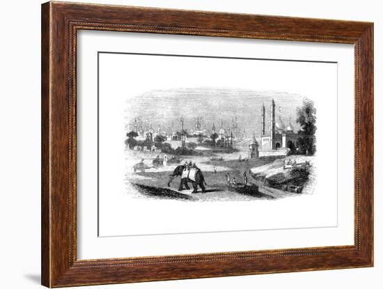 City of Lucknow, India, 1847-Robinson-Framed Giclee Print