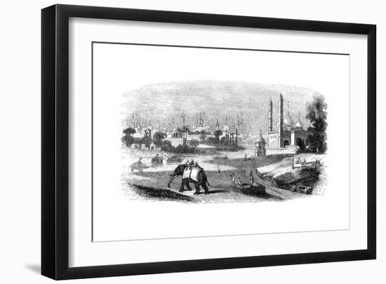 City of Lucknow, India, 1847-Robinson-Framed Giclee Print