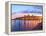 City of Miami Florida Summer Sunset Panorama-Fotomak-Framed Premier Image Canvas