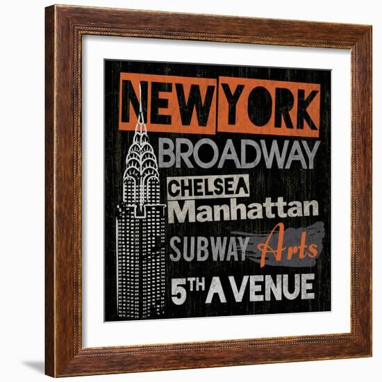 City of New York-Tom Frazier-Framed Giclee Print