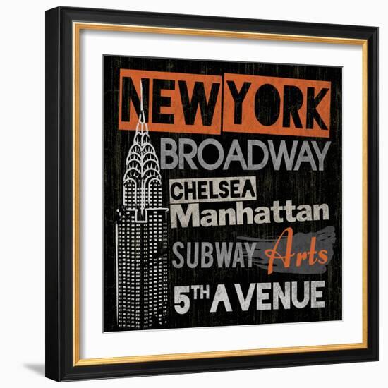 City of New York-Tom Frazier-Framed Giclee Print