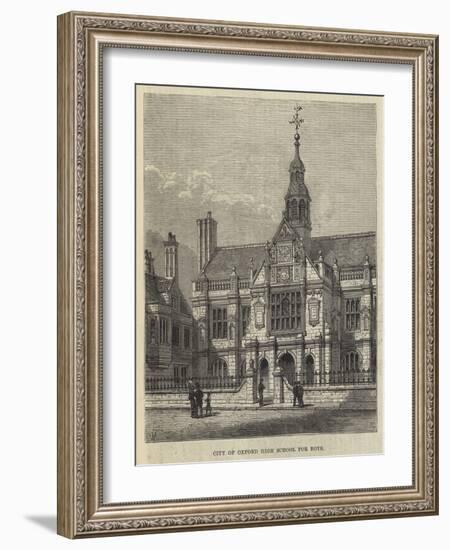 City of Oxford High School for Boys-Frank Watkins-Framed Giclee Print