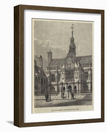 City of Oxford High School for Boys-Frank Watkins-Framed Giclee Print