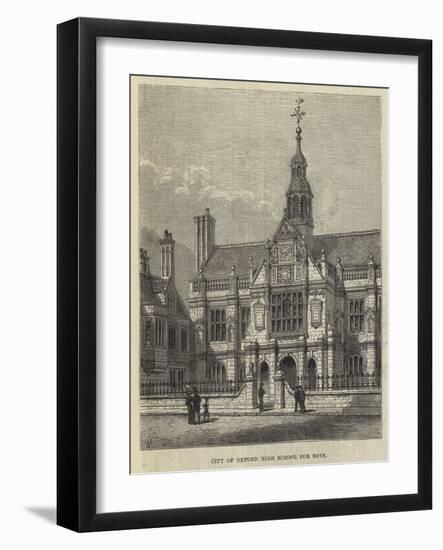 City of Oxford High School for Boys-Frank Watkins-Framed Giclee Print