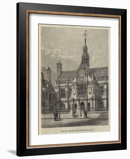 City of Oxford High School for Boys-Frank Watkins-Framed Giclee Print