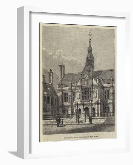 City of Oxford High School for Boys-Frank Watkins-Framed Giclee Print