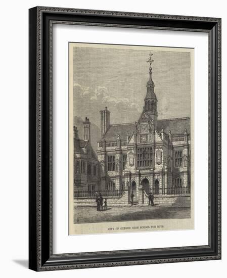City of Oxford High School for Boys-Frank Watkins-Framed Giclee Print