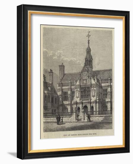 City of Oxford High School for Boys-Frank Watkins-Framed Giclee Print