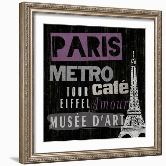 City of Paris-Tom Frazier-Framed Giclee Print