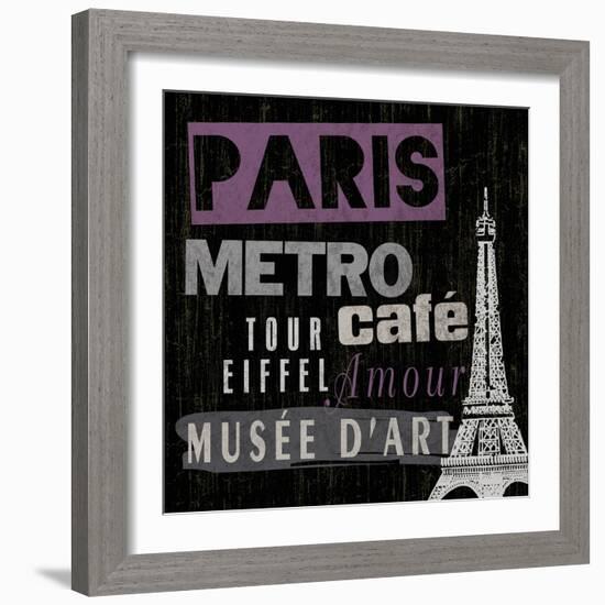 City of Paris-Tom Frazier-Framed Giclee Print