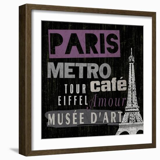 City of Paris-Tom Frazier-Framed Giclee Print