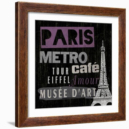 City of Paris-Tom Frazier-Framed Giclee Print