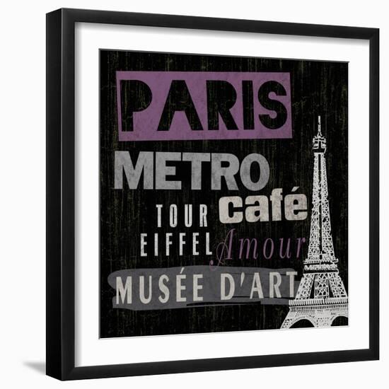 City of Paris-Tom Frazier-Framed Giclee Print