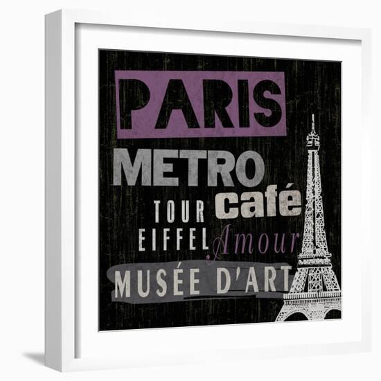 City of Paris-Tom Frazier-Framed Giclee Print