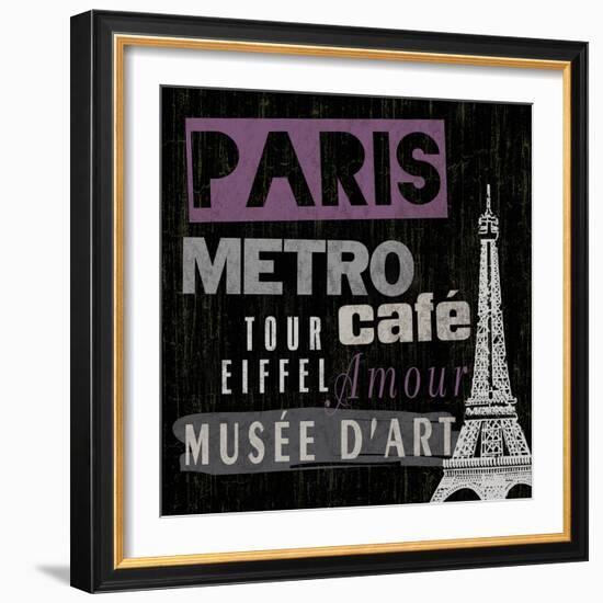 City of Paris-Tom Frazier-Framed Giclee Print