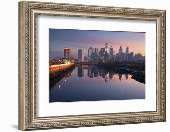 City of Philadelphia.-rudi1976-Framed Photographic Print