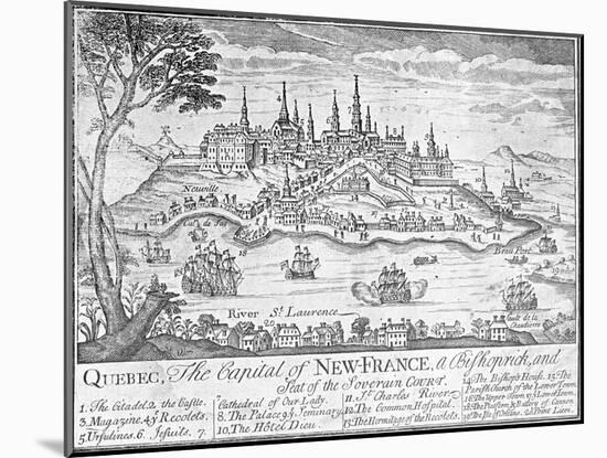 City of Quebec-null-Mounted Giclee Print