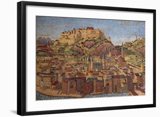 City of Salzburg, Mosaic, Austria-null-Framed Giclee Print