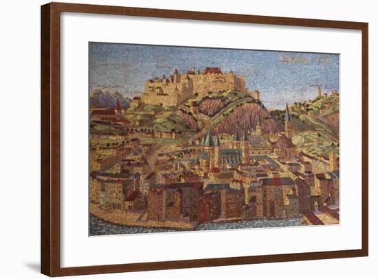City of Salzburg, Mosaic, Austria-null-Framed Giclee Print