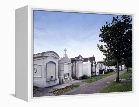 City of the Dead - Cemetery-Carol Highsmith-Framed Stretched Canvas