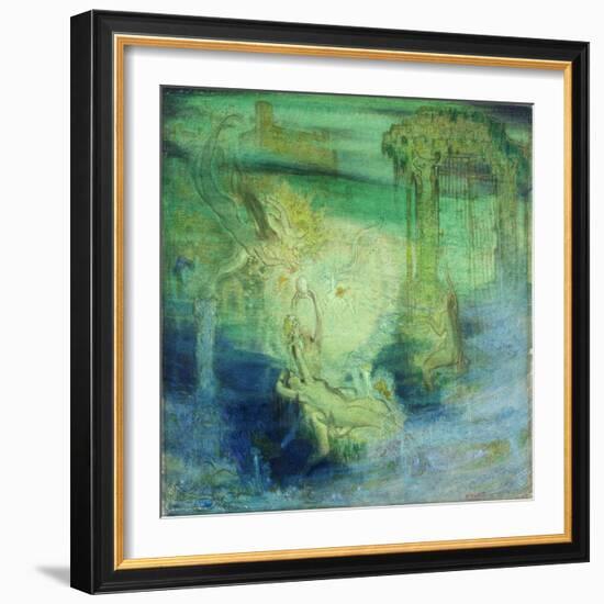 City of the Golden Gates (Study) 1919-William Shackleton-Framed Giclee Print