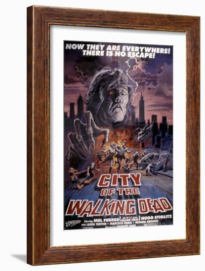 City of the Walking Dead, 1980-null-Framed Art Print