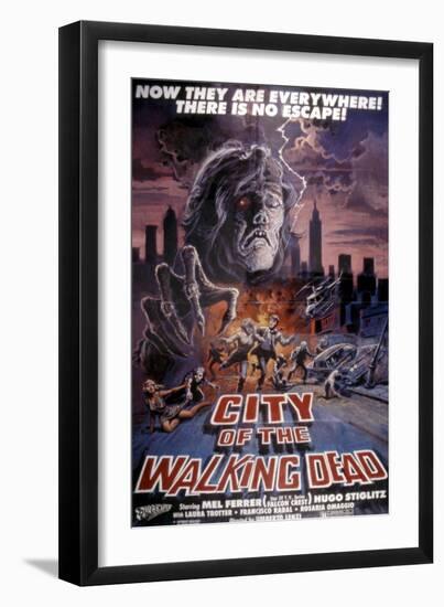 City of the Walking Dead, 1980-null-Framed Art Print