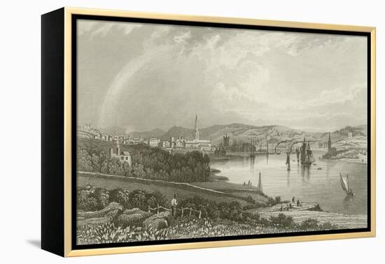 City of Waterford-William Henry Bartlett-Framed Premier Image Canvas