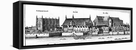 City of Westminster, 1647-Wenceslaus Hollar-Framed Premier Image Canvas
