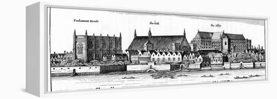 City of Westminster, 1647-Wenceslaus Hollar-Framed Premier Image Canvas