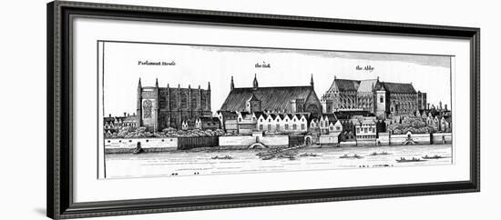 City of Westminster, 1647-Wenceslaus Hollar-Framed Giclee Print