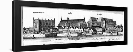 City of Westminster, 1647-Wenceslaus Hollar-Framed Giclee Print