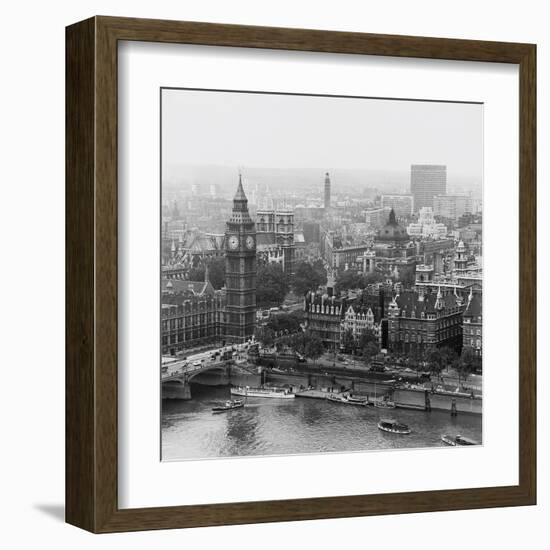 City Of Westminster From The South Bank Of The Thames, 1963-Henry Grant-Framed Giclee Print