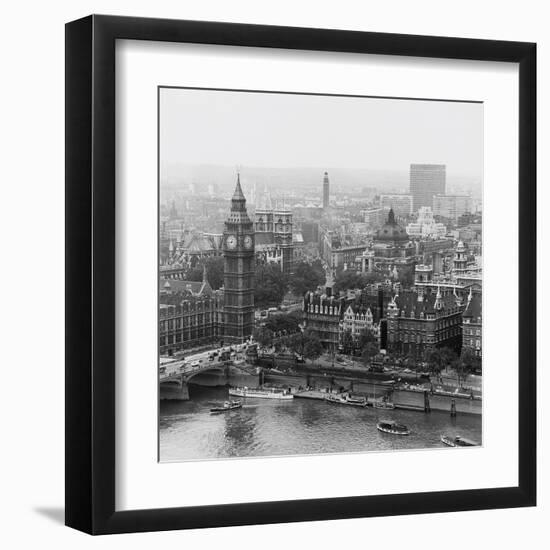 City Of Westminster From The South Bank Of The Thames, 1963-Henry Grant-Framed Giclee Print