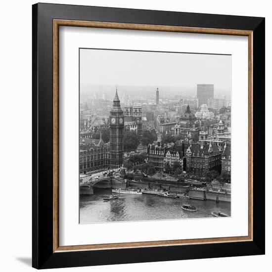 City Of Westminster From The South Bank Of The Thames, 1963-Henry Grant-Framed Giclee Print