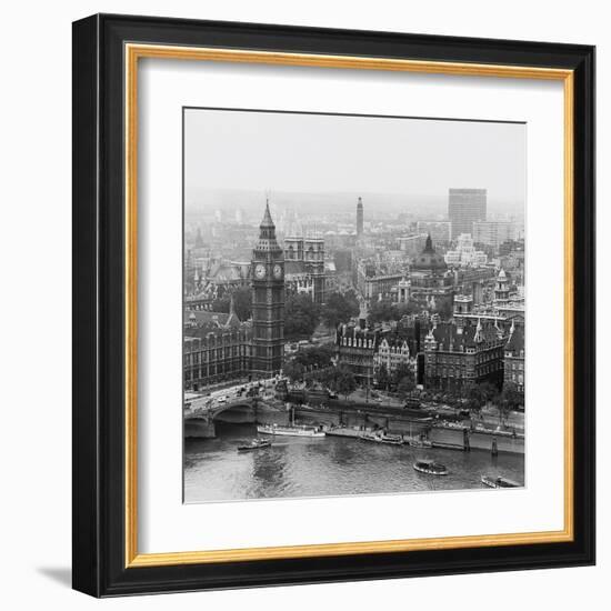 City Of Westminster From The South Bank Of The Thames, 1963-Henry Grant-Framed Giclee Print