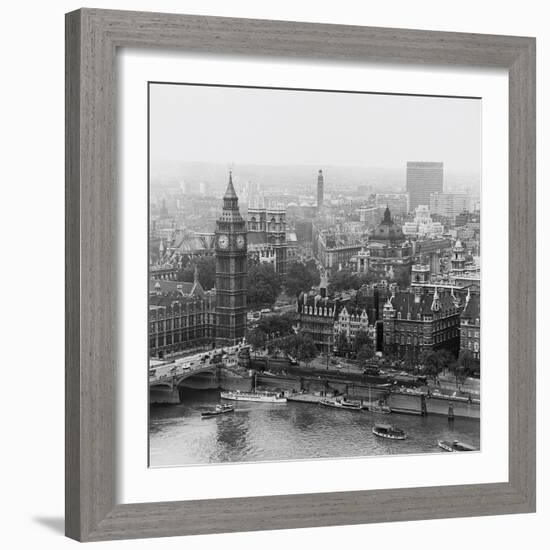 City Of Westminster From The South Bank Of The Thames, 1963-Henry Grant-Framed Giclee Print